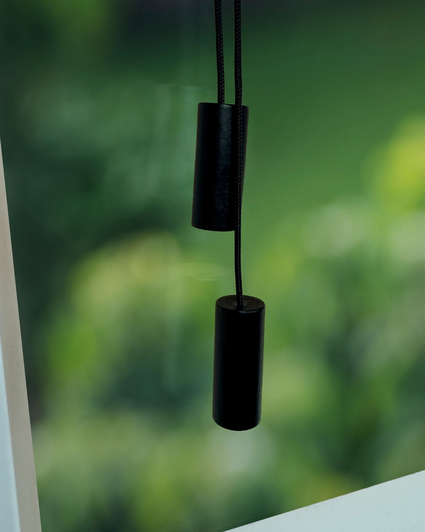 Houten Jaloezie - 50mm - Zwart - Ladderkoord