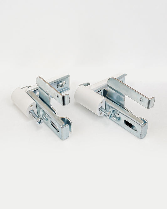 Set montagesteunen jaloezie 50mm voor draai/kiepraam