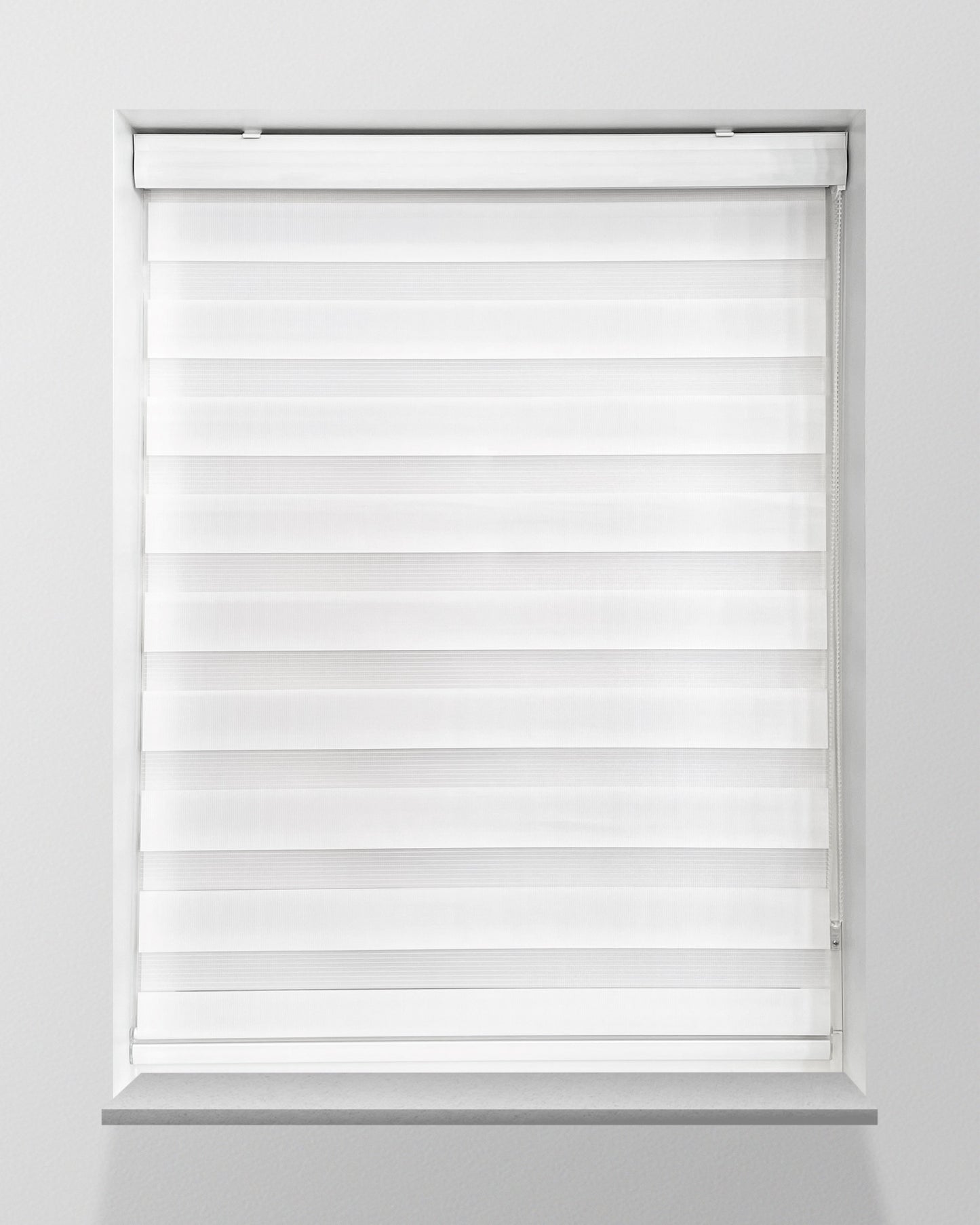 Duo Rolgordijn Lichtdoorlatend - Wit - Op maat