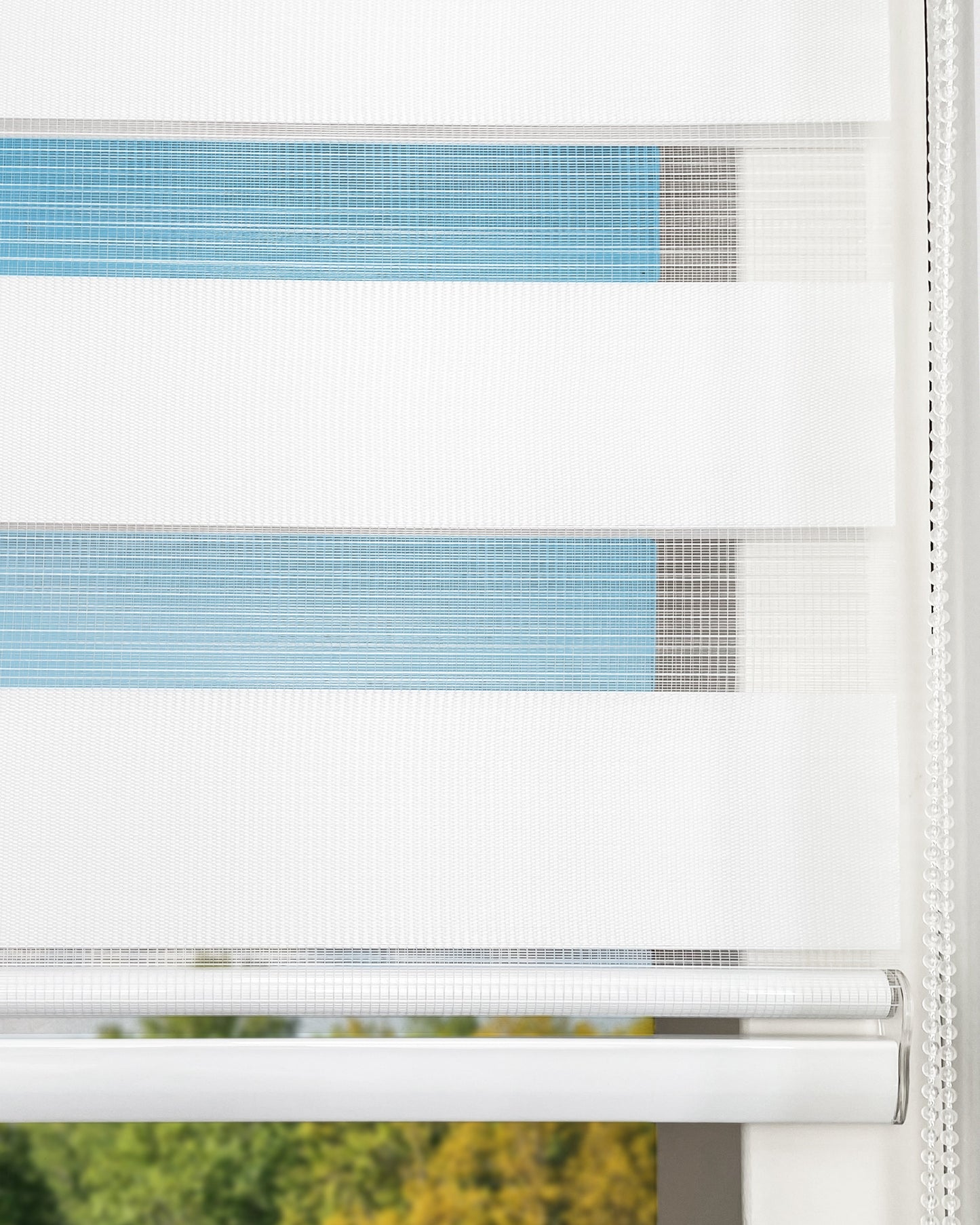 Duo Rolgordijn Lichtdoorlatend - Wit - Op maat