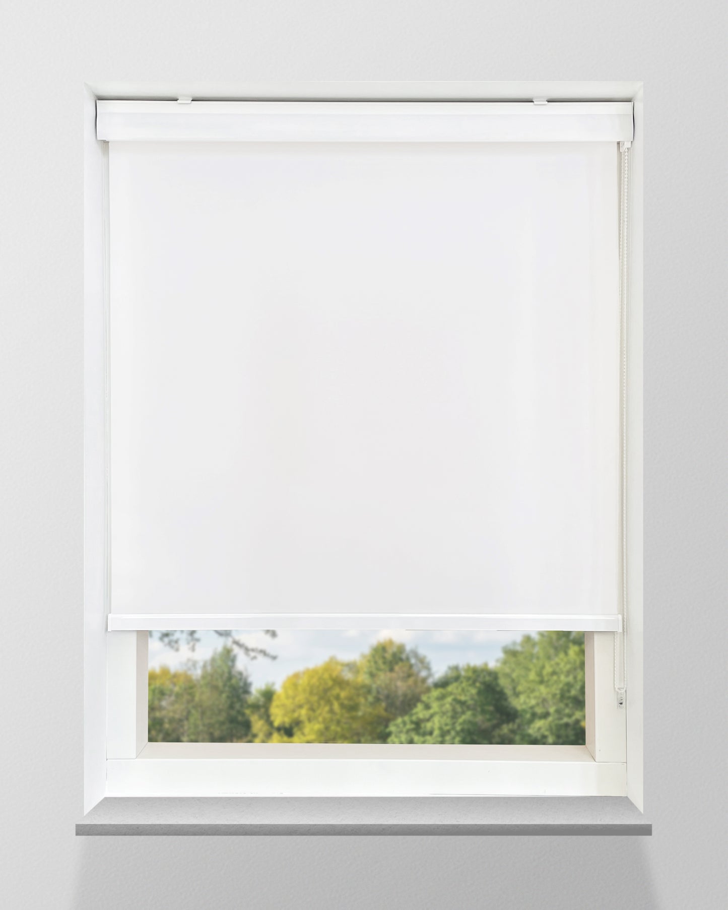 Rolgordijn lichtdoorlatend - Wit - Full Colour - Met cassette